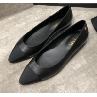 Top Sale Chanel Calfskin Flat Ballerinas G35389 Black 2019