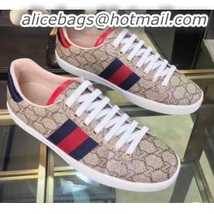 Best Price Gucci Ace GG Calfskin and Snakeskin Back Sneakers G90962