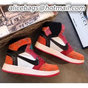 Super Gucci x Nike GG Corduroy Sneakers G21129 Orange