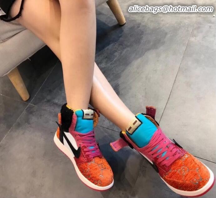 Super Gucci x Nike GG Corduroy Sneakers G21129 Orange