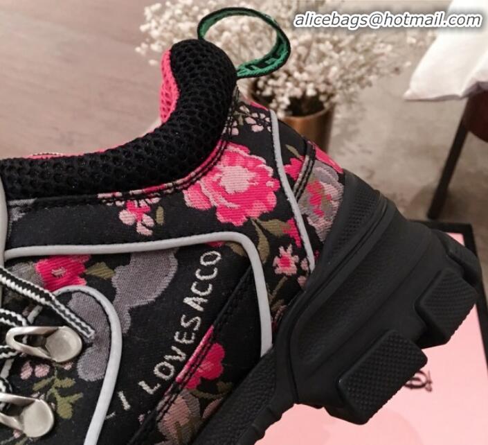 Luxury Gucci Flashtrek Flower Sneakers G21806 2020