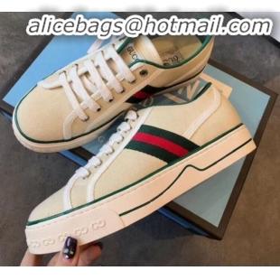 Stylish Gucci Disney Canvas Sneakers Vintage G23107 White 2020