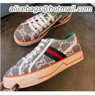 Reasonable Price Gucci Disney Embroidered Sneakers G23109 Grey 2020