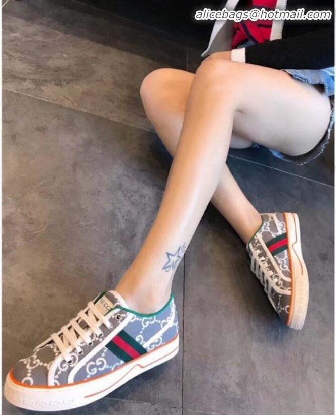 Reasonable Price Gucci Disney Embroidered Sneakers G23109 Grey 2020