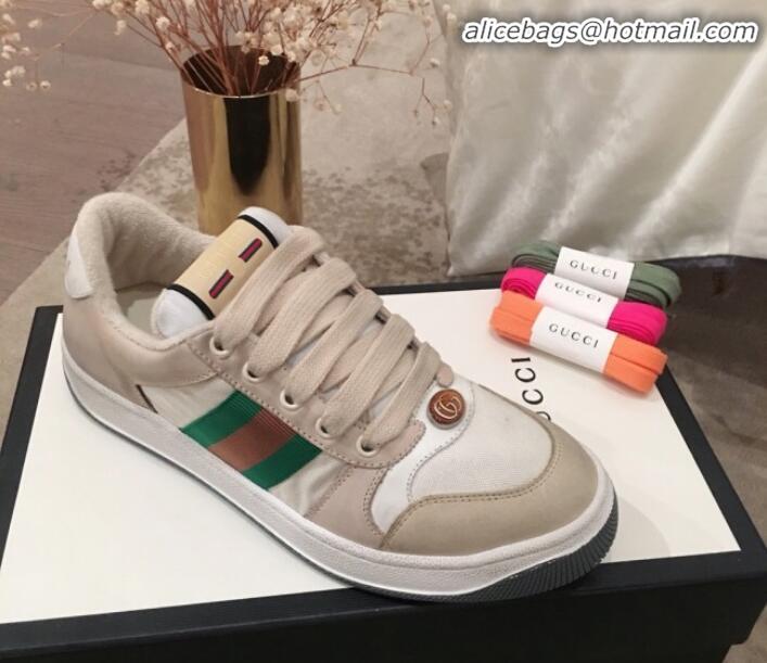 Best Product Gucci Screener GG Low-top Sneaker G11601 Light Grey 2020