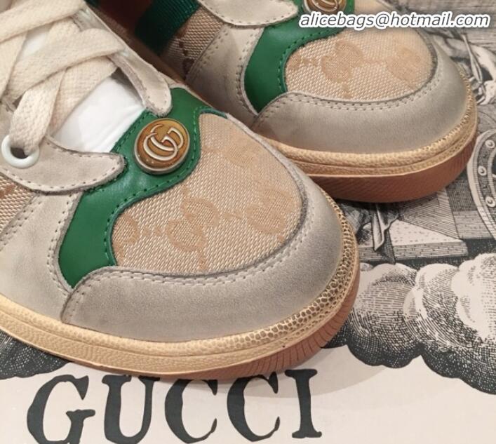 Lowest Price Gucci Screener GG High-top Sneaker G11605 Green 2020