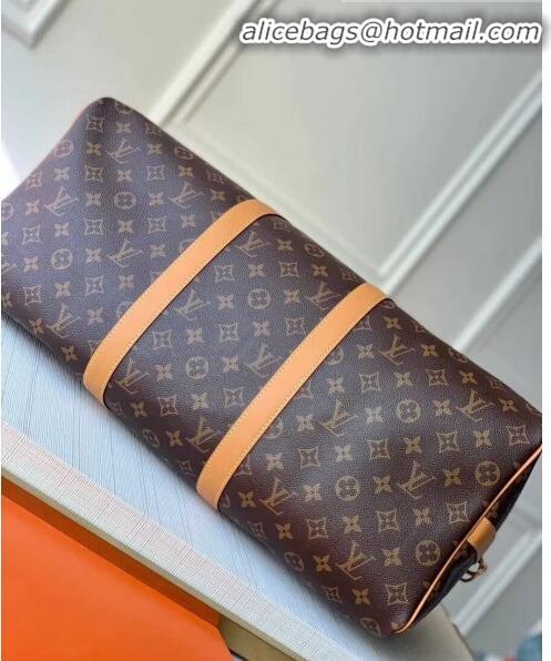 Cheapest Louis Vuitton Men's Keepall 50 Bandoulière Travel Bag M44880 Monogram Canvas 2020