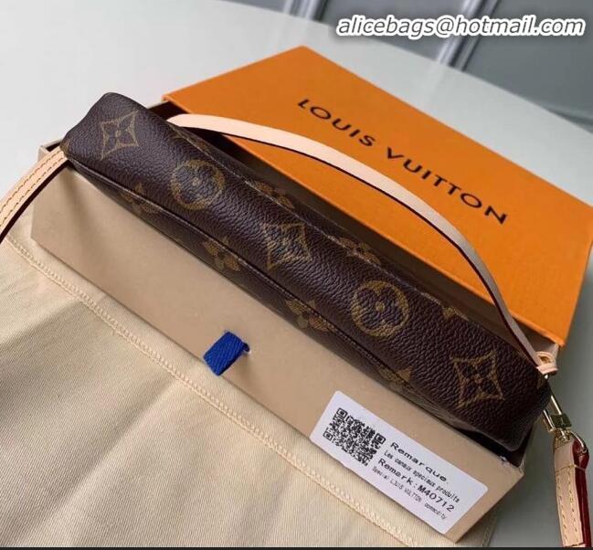 Famous Brand Louis Vuitton Pochette Accessoires Clutch Shoulder Bag M40712 Monogram Canvas 2020