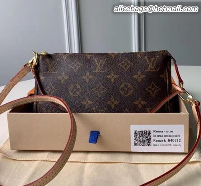 Famous Brand Louis Vuitton Pochette Accessoires Clutch Shoulder Bag M40712 Monogram Canvas 2020