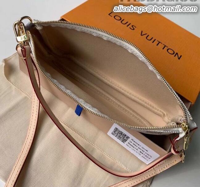 Good Product Louis Vuitton Pochette Accessoires Clutch Shoulder Bag N41207 Damier Azur Canvas 2020