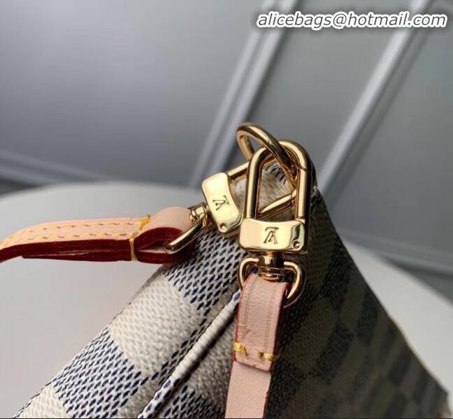 Good Product Louis Vuitton Pochette Accessoires Clutch Shoulder Bag N41207 Damier Azur Canvas 2020