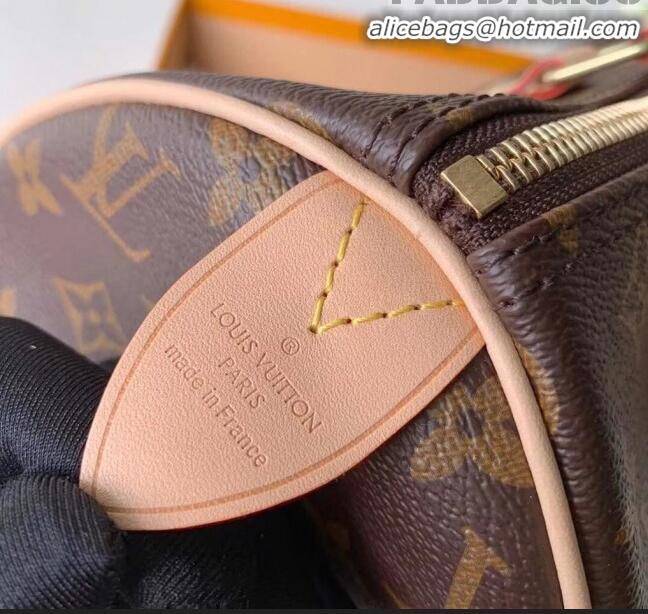 New Design Louis Vuitton Monogram Canvas Speedy 25 Top Handle Bag M41109 2020 