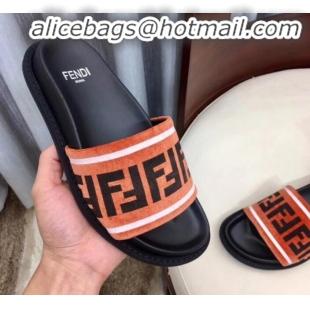 Best Quality Fendi Fabric Slides G10324 Orange