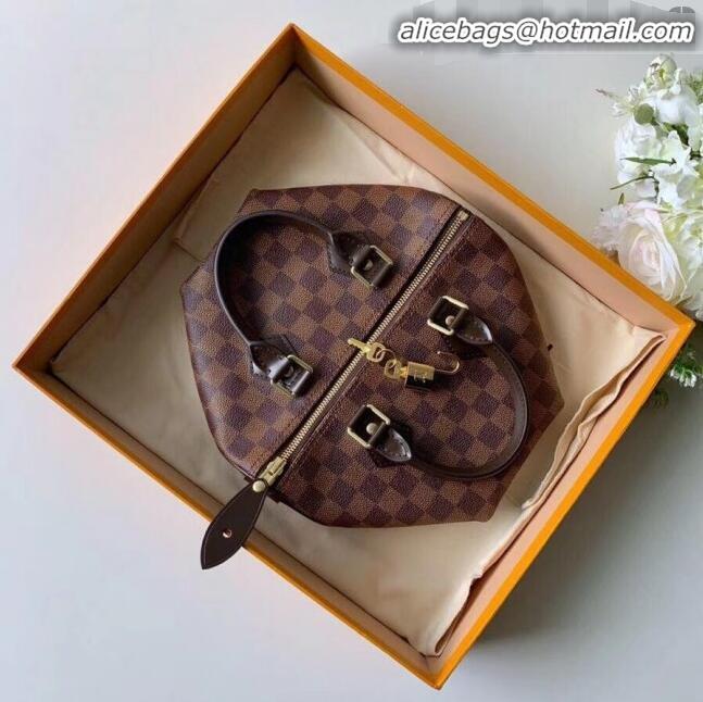 Shop Duplicate Louis Vuitton Damier Ebene Canvas Speedy 25 Top Handle Bag N41365 2020