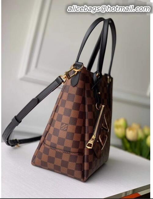 Discount Louis Vuitton Belmont PM Damier Ebene Canvas Tote Bag N60297 Black 2020