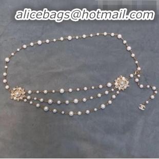 Super Quality Chanel Pearl Crystal Chain Belt AB1830