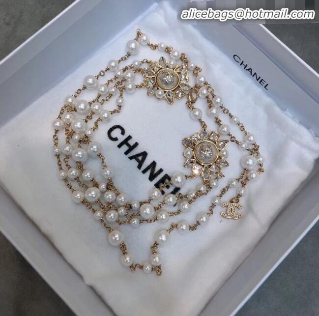 Super Quality Chanel Pearl Crystal Chain Belt AB1830