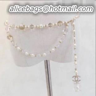 Lower Price Chanel Pearl Resin Belt AB2563