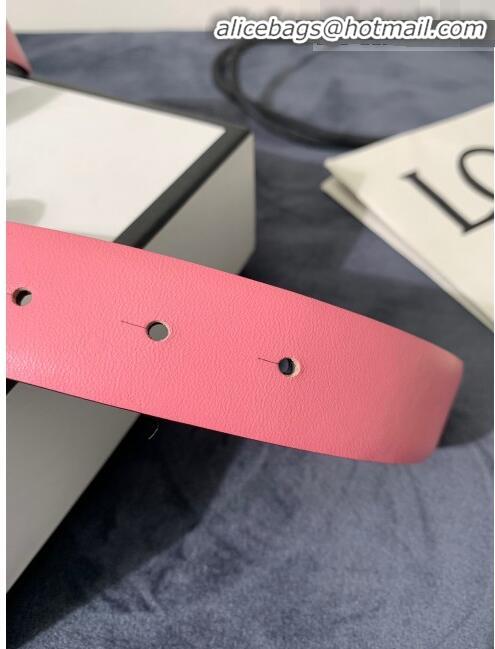 Market Sells Chanel Calfskin Belt Width 30mm with CC Buckle 21235 Pink