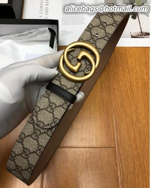 New Design Gucci GG Canvas Belt Width 38mm with Interlocking G Buckle 12049 Beige