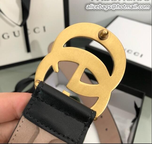 Wholesale Gucci Web Fabric Belt Width 38mm with GG Buckle 20651 Red/Green/Gold