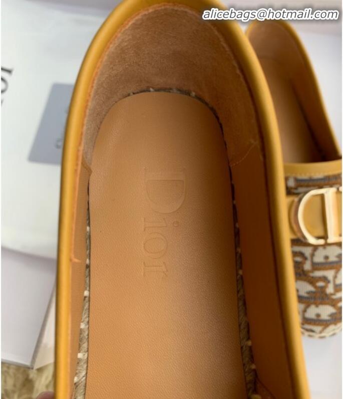 Super Quality Dior CD Bow Espadrilles in Coffee Oblique Canvas G12011 2020