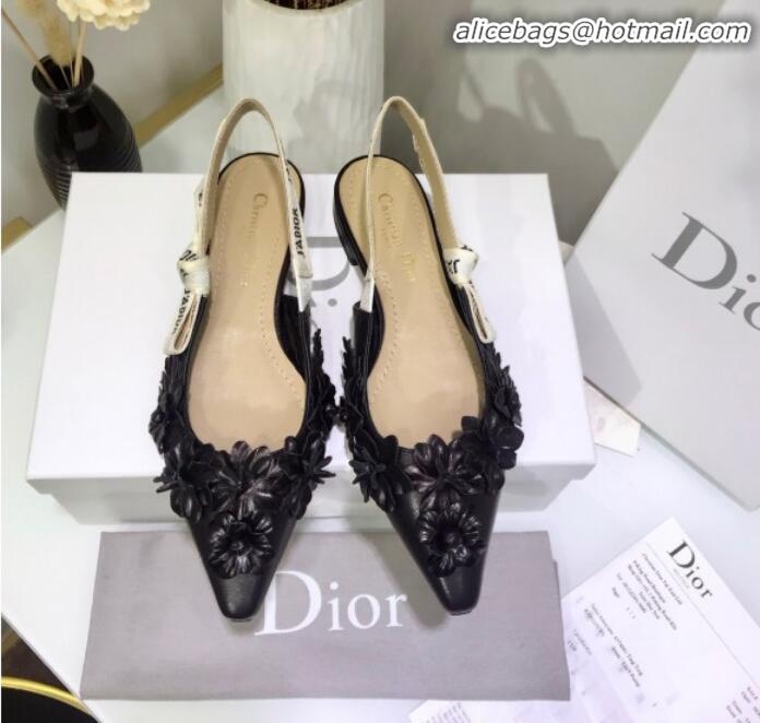 Low Cost Cheap Design Dior J'Adior Flat Slingback Pump in Grey Tartan Fabric G12209 2020