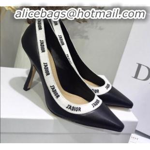 Luxurious Dior J'Adior High-Heel Pump in Lambskin and Embroidered Ribbon G12729 2020