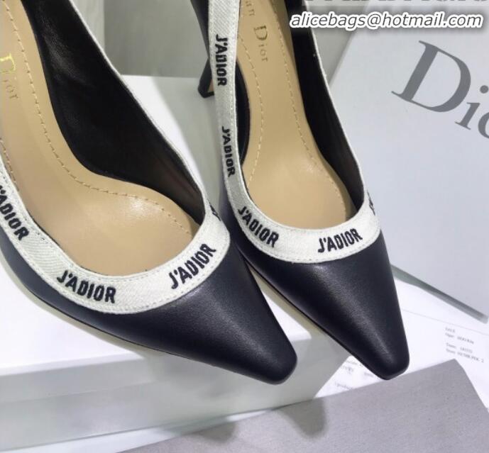 Luxurious Dior J'Adior High-Heel Pump in Lambskin and Embroidered Ribbon G12729 2020