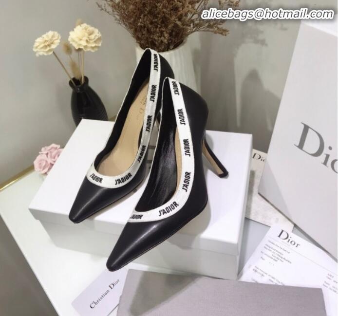 Luxurious Dior J'Adior High-Heel Pump in Lambskin and Embroidered Ribbon G12729 2020