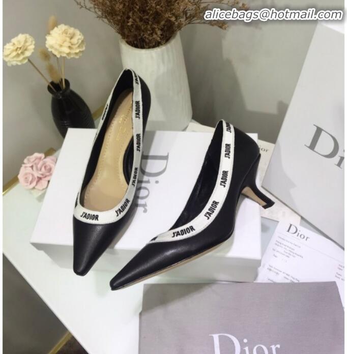 Trendy Design Dior J'Adior Mid-Heel Pump in Lambskin and Embroidered Ribbon G12729 2020