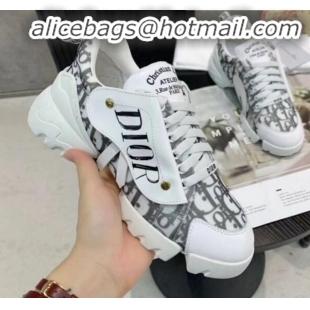 Unique Style Dior Saddle Oblique Sneakers G21820 White 2020