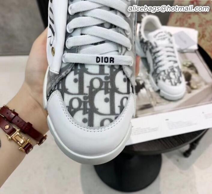 Unique Style Dior Saddle Oblique Sneakers G21820 White 2020