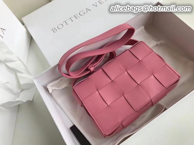 Good Product Bottega Veneta Sheepskin Weaving Original Leather 578004 rose