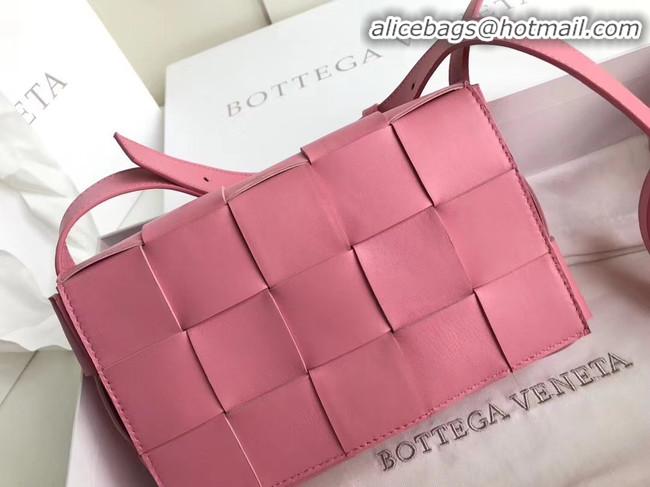 Good Product Bottega Veneta Sheepskin Weaving Original Leather 578004 rose