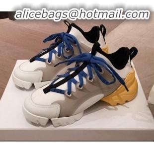 Best Product Dior D-Connect Phoenix Low-top Sneakers G11636 White/Blue 2020