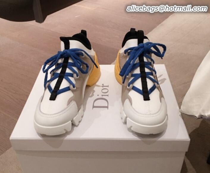 Best Product Dior D-Connect Phoenix Low-top Sneakers G11636 White/Blue 2020