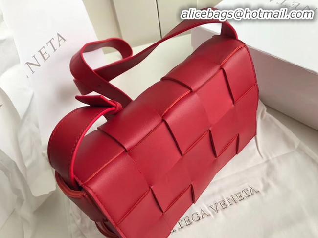 Classic Discount Bottega Veneta Sheepskin Weaving Original Leather 578004 red