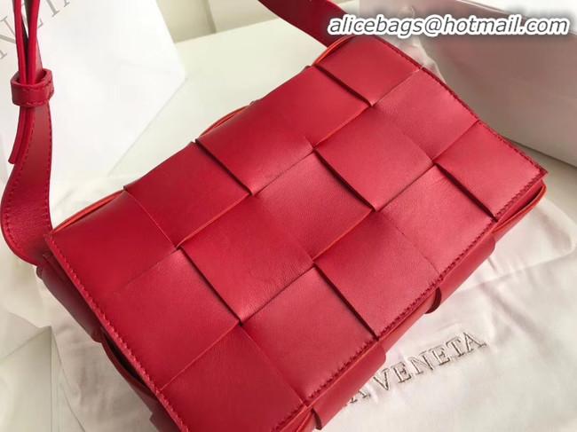 Classic Discount Bottega Veneta Sheepskin Weaving Original Leather 578004 red