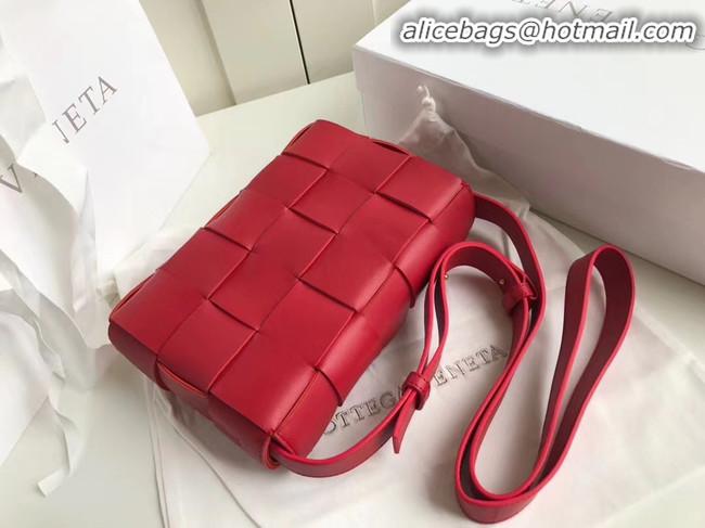 Classic Discount Bottega Veneta Sheepskin Weaving Original Leather 578004 red