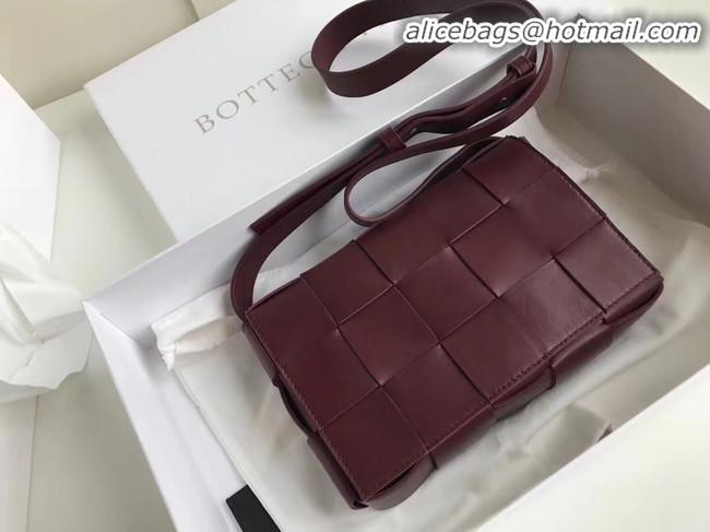 Buy Cheap Bottega Veneta Sheepskin Weaving Original Leather 578004 Wine