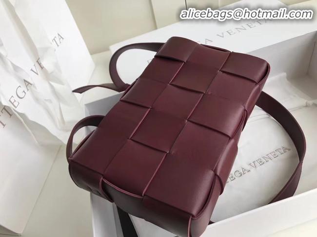 Buy Cheap Bottega Veneta Sheepskin Weaving Original Leather 578004 Wine