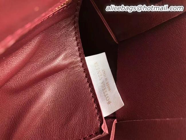 Buy Cheap Bottega Veneta Sheepskin Weaving Original Leather 578004 Wine