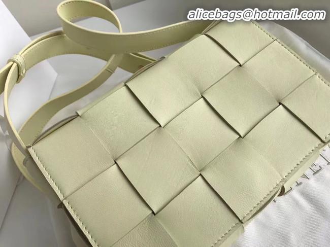 Wholesale Bottega Veneta Sheepskin Weaving Original Leather 578004 Light green