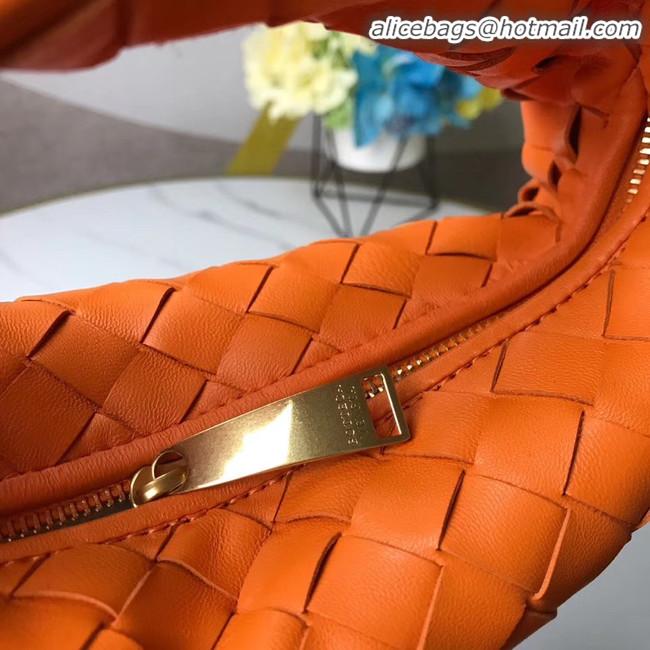 Discount Classic Bottega Veneta Original Weave Leather Bag BV4588 orange