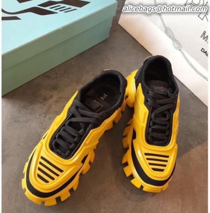 Best Price Prada Cloudbust Sneakers P01503 Yellow 2020