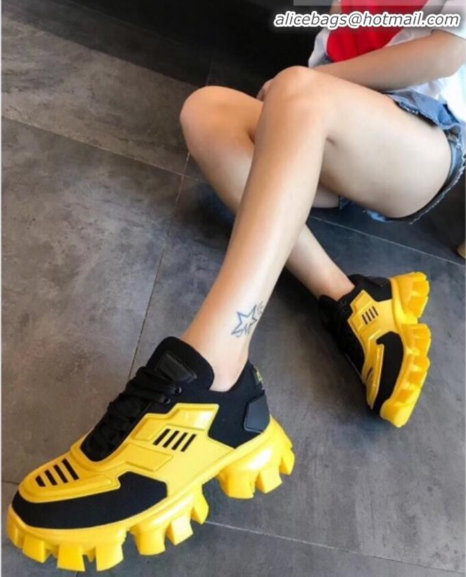 Best Price Prada Cloudbust Sneakers P01503 Yellow 2020