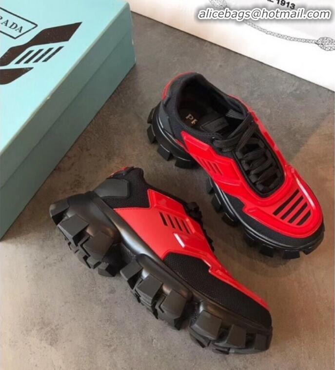 Top Grade Prada Cloudbust Sneakers P01503 Red 2020