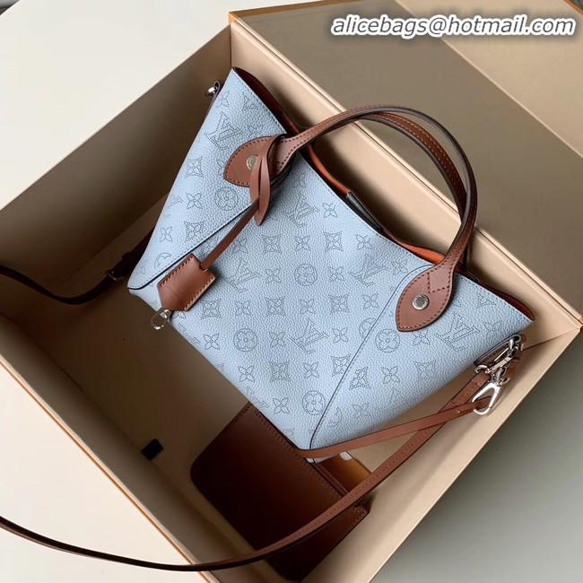 High Quality Louis Vuitton Original Mahina Leather HINA PM M52975 BLEU HORIZON PUMPKIN