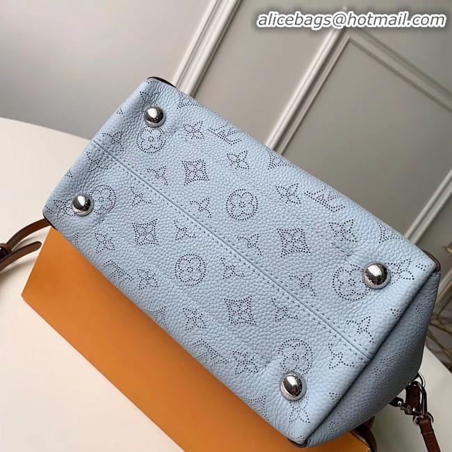 High Quality Louis Vuitton Original Mahina Leather HINA PM M52975 BLEU HORIZON PUMPKIN